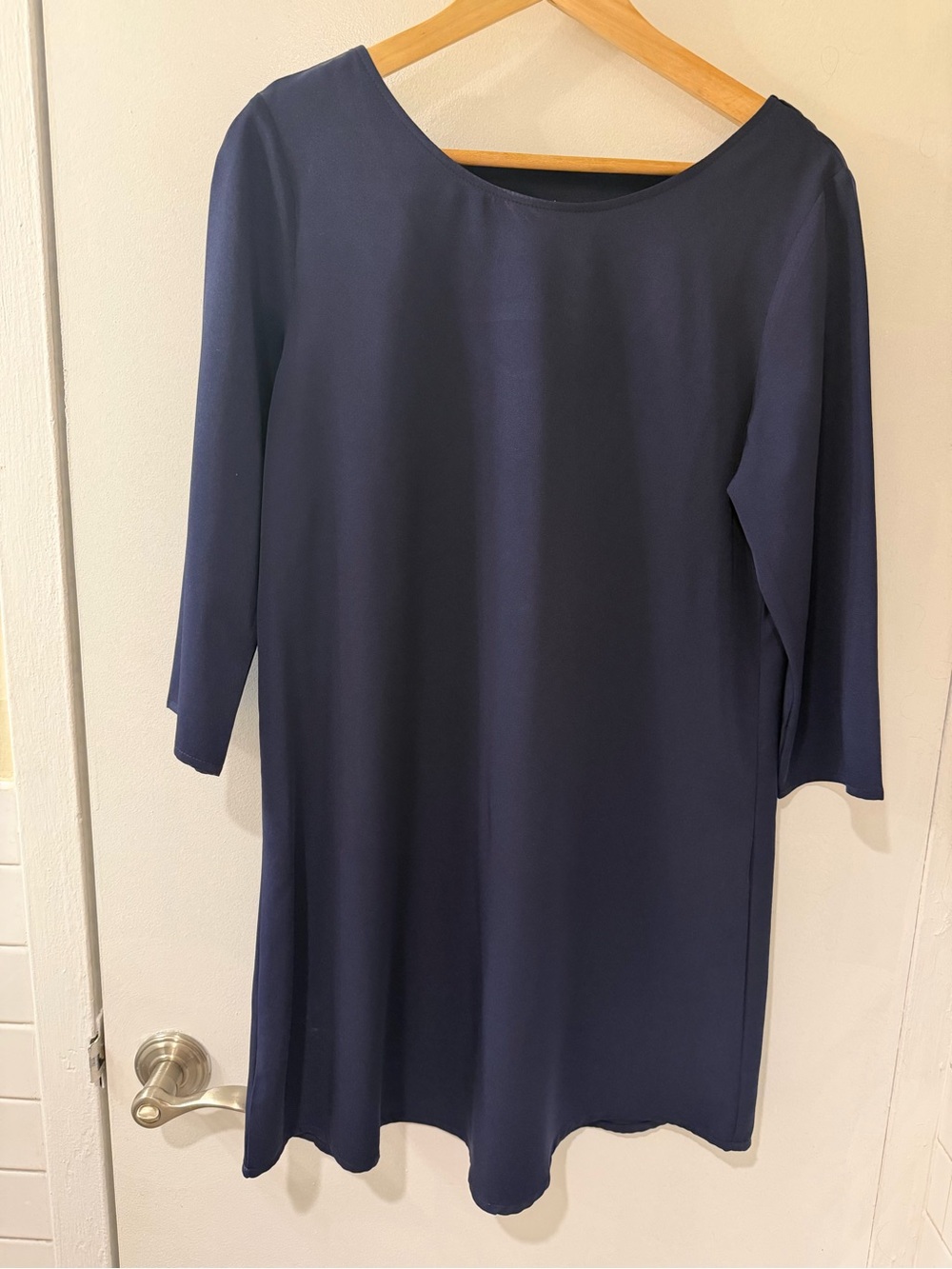 Simple Navy Shift Dress